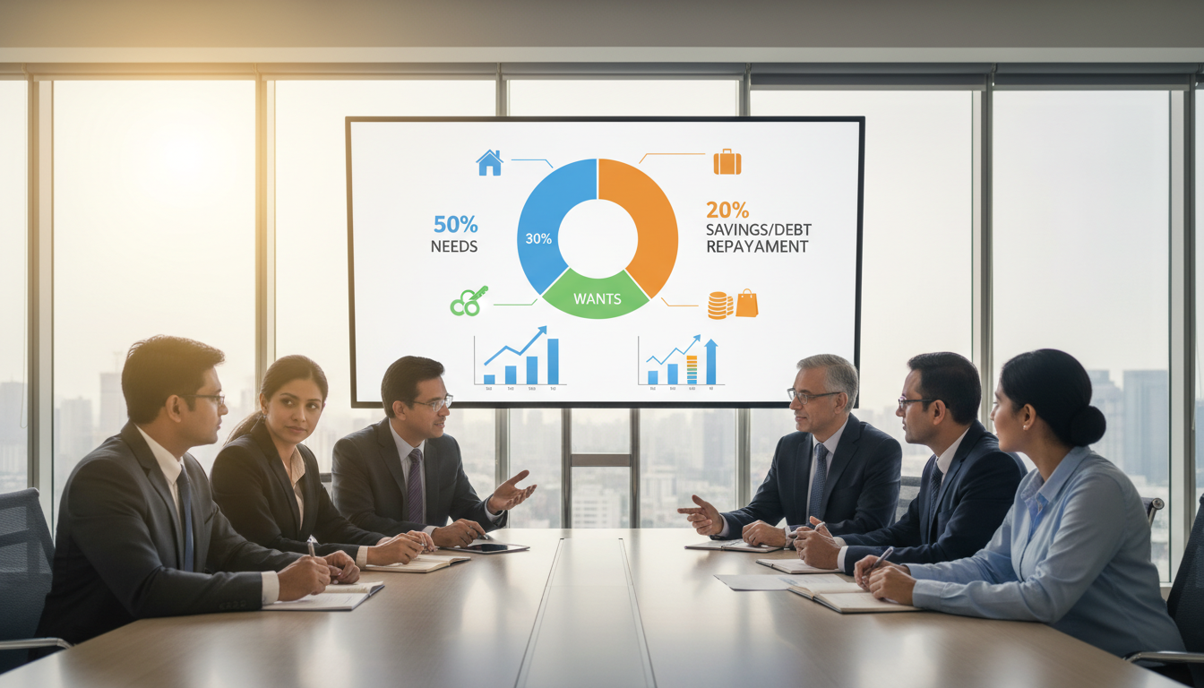 50/30/20 Budgeting Rule: A Mathematical Blueprint for Wealth Creation in India