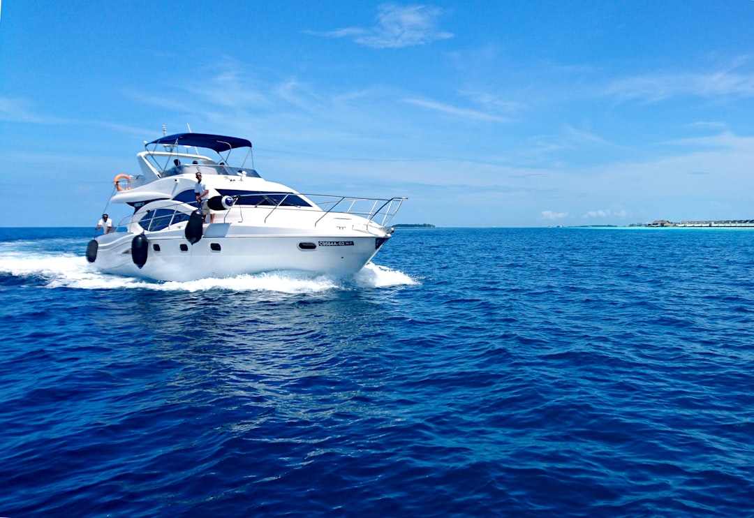 boat finance calculator luxury motorboat on open water